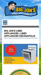Mobile Screenshot of bigjonsusedappliances.com